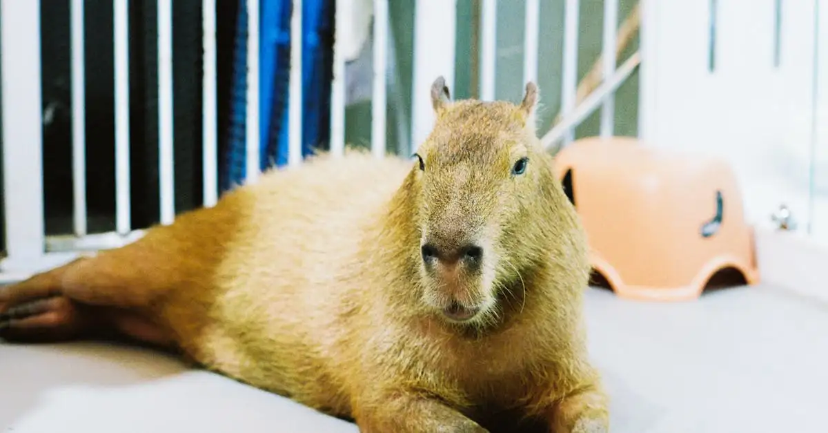 Capybara huisdier